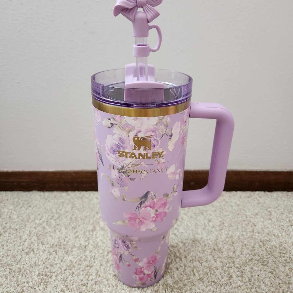 LoveShackFancy x Stanley Limited Edition 40oz Purple Tumbler